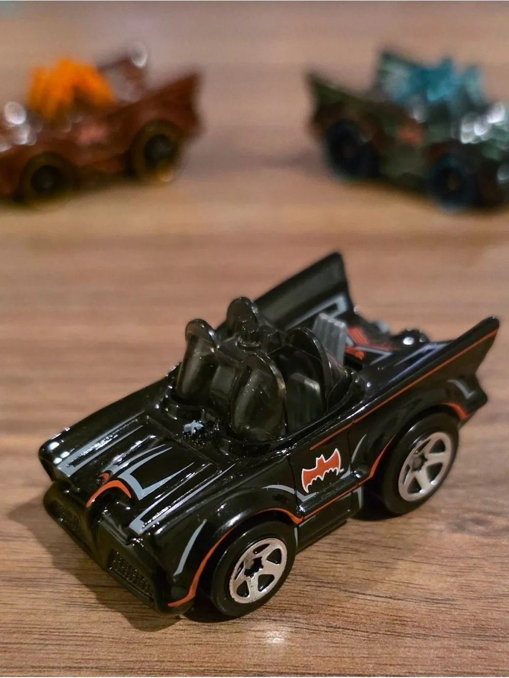 Hot Wheels Tooned Batmobiles 5 total